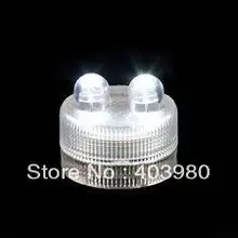 Специальное предложение,, 10 шт., двойной Din светодиодный чайный светильник, погруженный свет для свадебного украшения, как товары