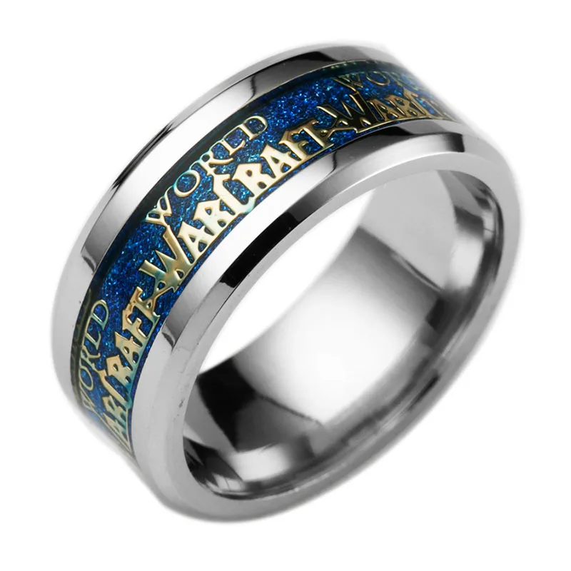 Модное кольцо World of Warcraft для борьбы с ордой кольца из игры ювелирные изделия