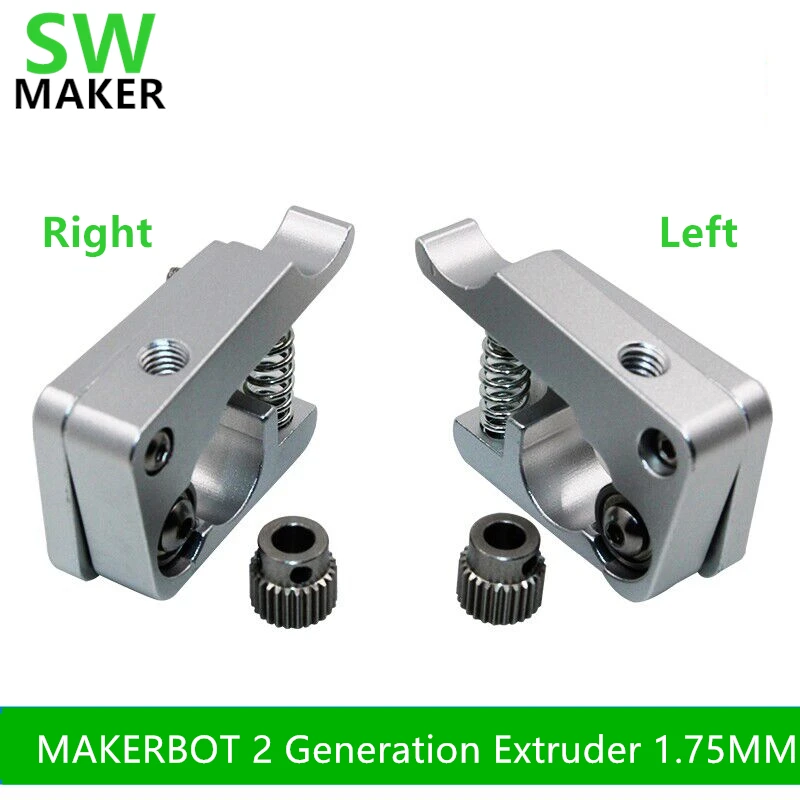 

SWMAKER MK Replicaotr 2 generation extruder kit right/left hand aluminum alloy Replicaotr 3D printer accessories