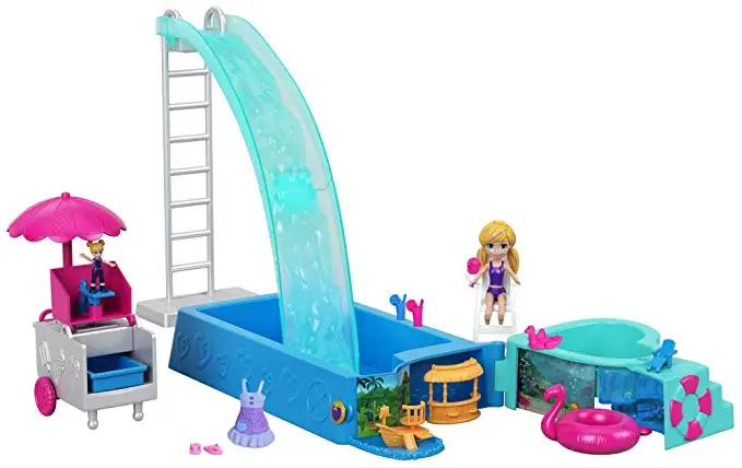 Оригинальная карманная кукла Mattel Polly, скрытый мир, мини-сцена, домашние игрушки для девочек, для детей, Русалочка, детская игрушка, матрешки, куклы