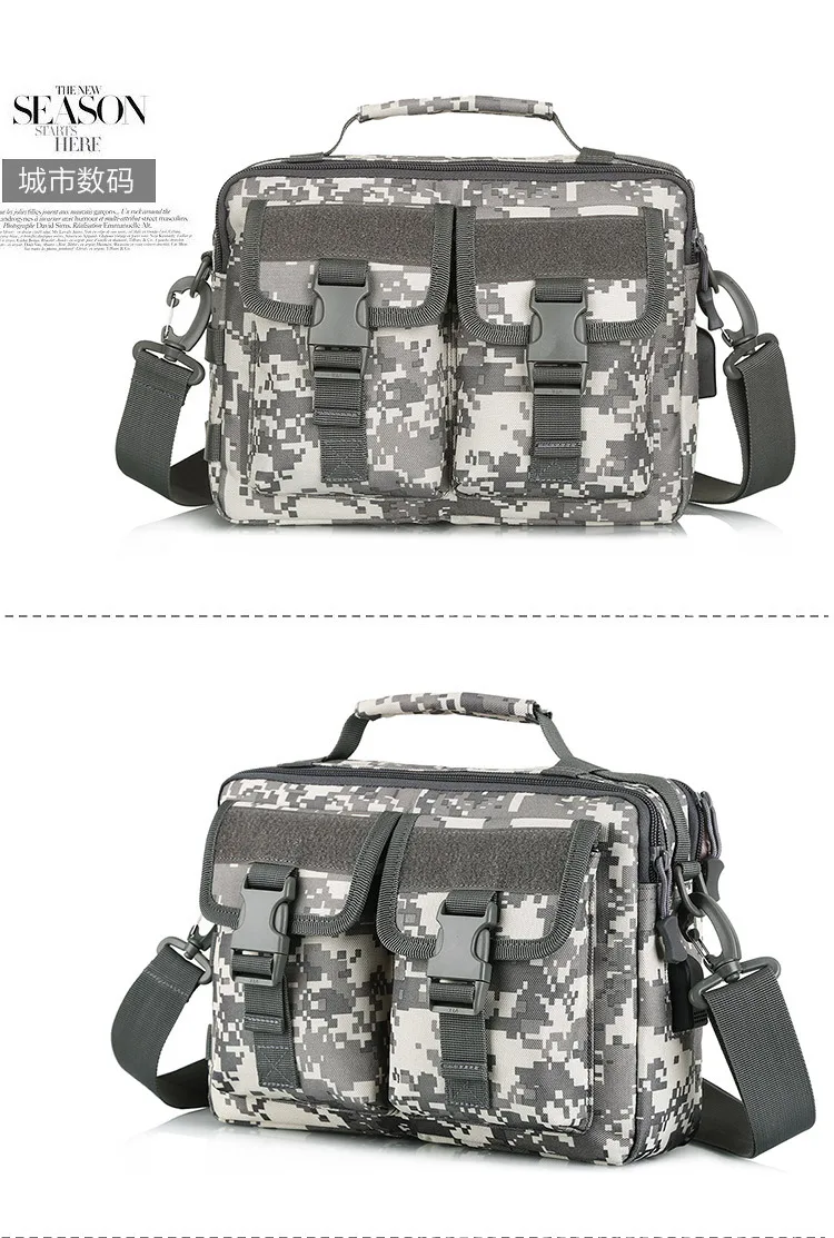 800D армейская тактическая сумка на плечо, походные аксессуары для кемпинга, спортивная сумка через плечо, военная сумка, камуфляжная сумка-мессенджер