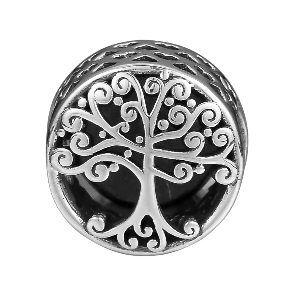 Beads FOR Jewelry Making DIY Sterling-Silver-Jewelry Family Roots Bead Charm Silver 925 Original Berloque Perles | Украшения и