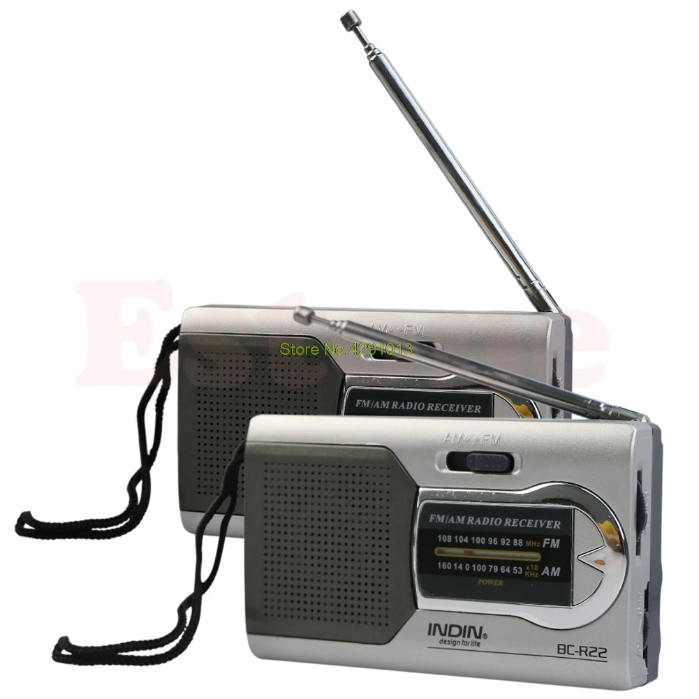 

New Universal Slim AM/FM Mini Radio World Receiver Stereo Speakers Music Player Drop Shipping Support