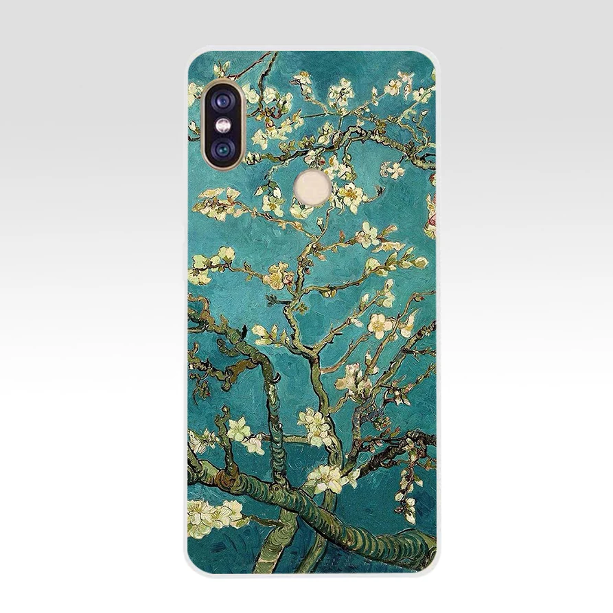 130 Vincent Van Gogh звездное небо картина маслом Мягкий Силиконовый ТПУ чехол для
