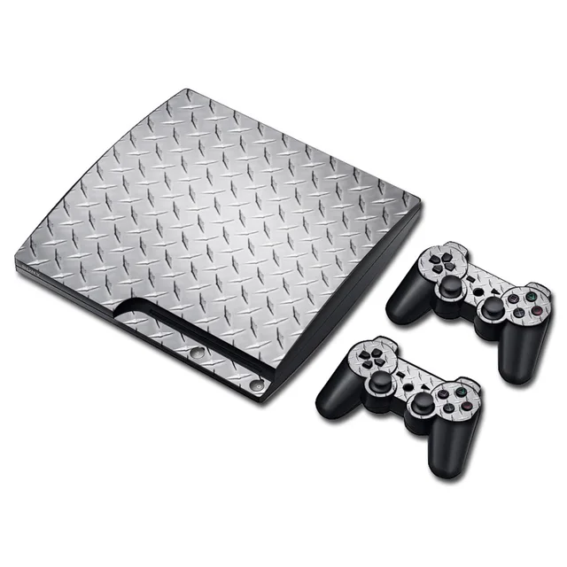 Cheap Decal Cover for PS3 PlayStation 3 Slim console and 2 controller for PS3 SLIM Skin Sticker Cheap Decal Cover for PS3 PlayStation 3 Slim console and 2 controller for PS3 SLIM Skin Sticker