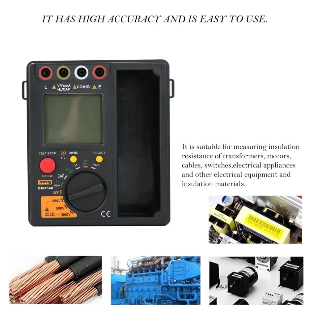 Top quality 2 in 1 BM3548 Digital Insulation Resistance Test meter digital multimeter megger