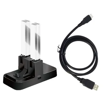 

USB Charger Game Controller Handle Colorful for Switch Four Charge Plastic for Pro handle charger base