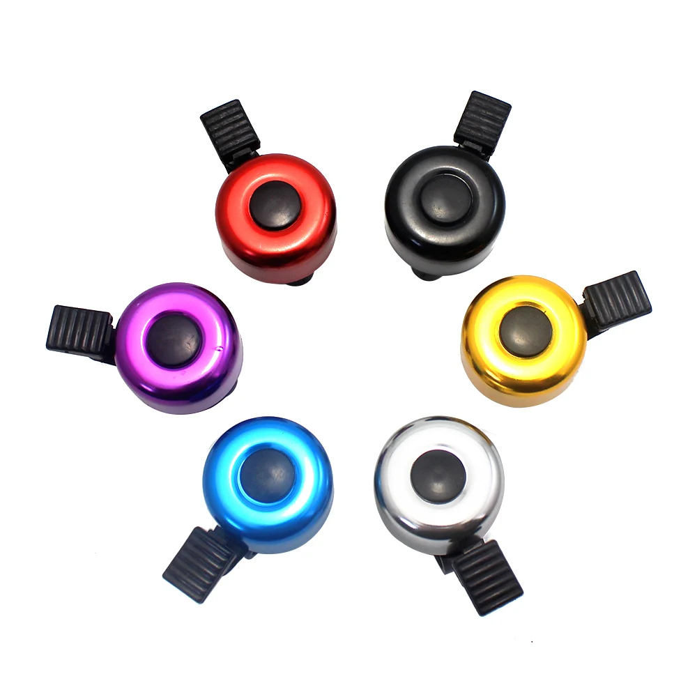 5pcs/lot Compact Aluminum Alloy Loud Sound Bicycle Bell Safety Metal