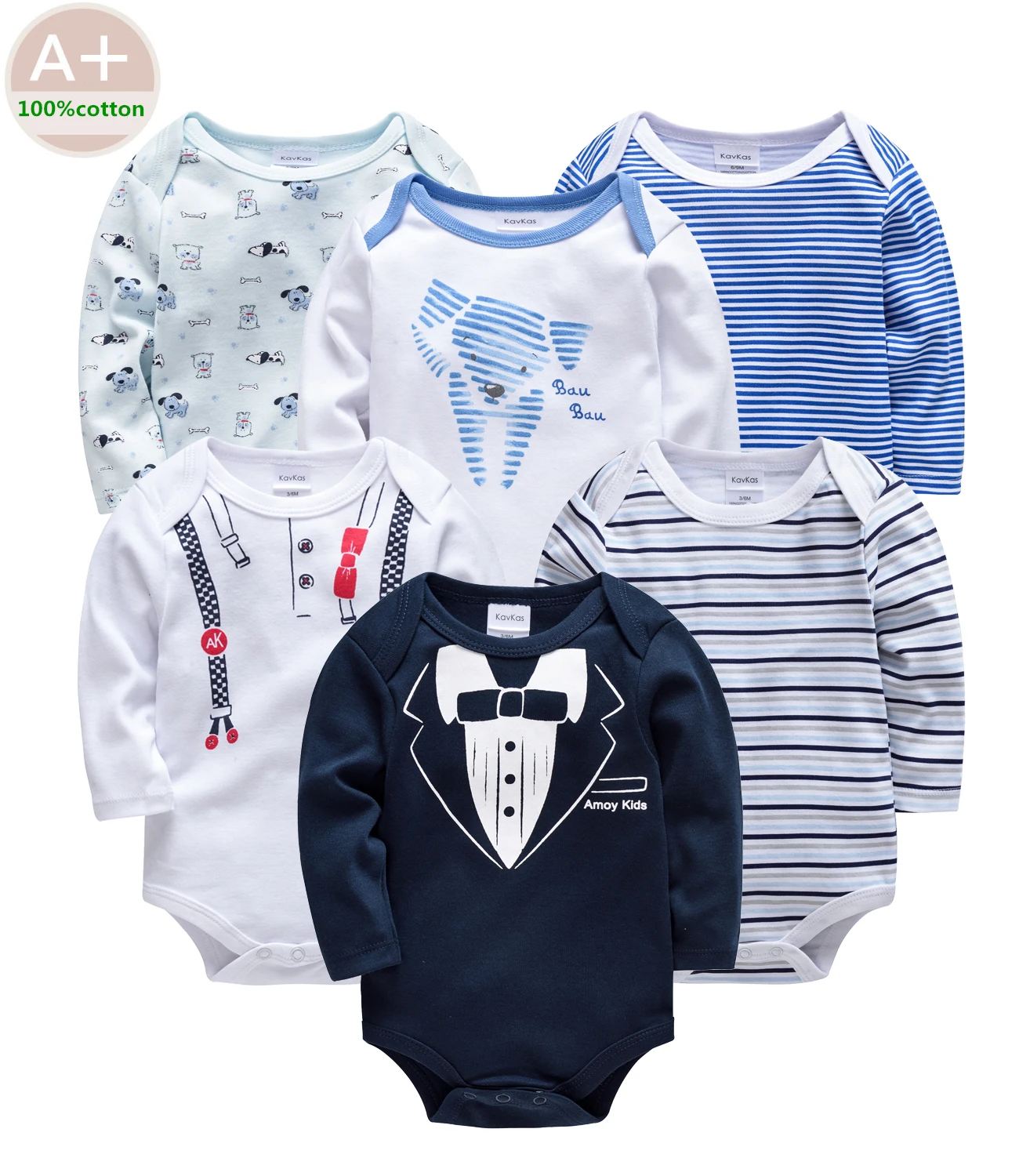 Осенняя одежда для новорожденных боди мальчиков и девочек Ropa Body Bebe Fille костюмы с