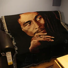 Ретро Регги Музыка рок звезда Боб Марли ковер одеяло Винтаж ковры для дивана ретро украшения стены открытый коврик кемпинг коврик