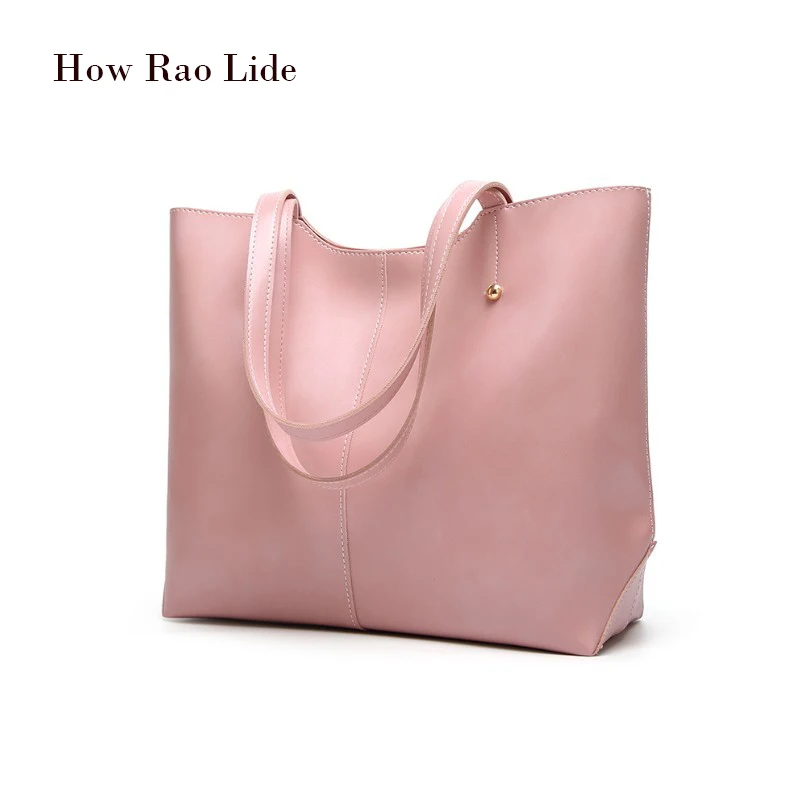 

Fashion ladies bag oil wax new PU leather shoulder bag luxury women's hand bag purse brand women's Messenger bag large handbag