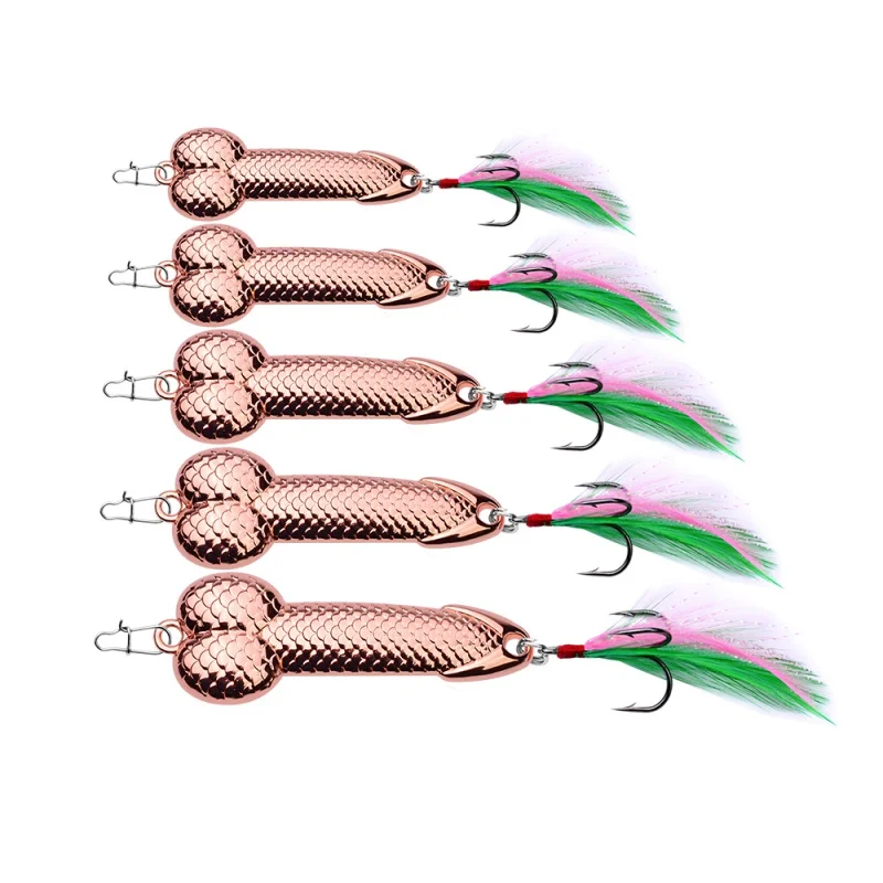 

Zinc alloy fishing lure 5g 10g 15g silver gold metal fishing bait spinnerbait Treble Hook hard Rose gold sequin lure Hooks