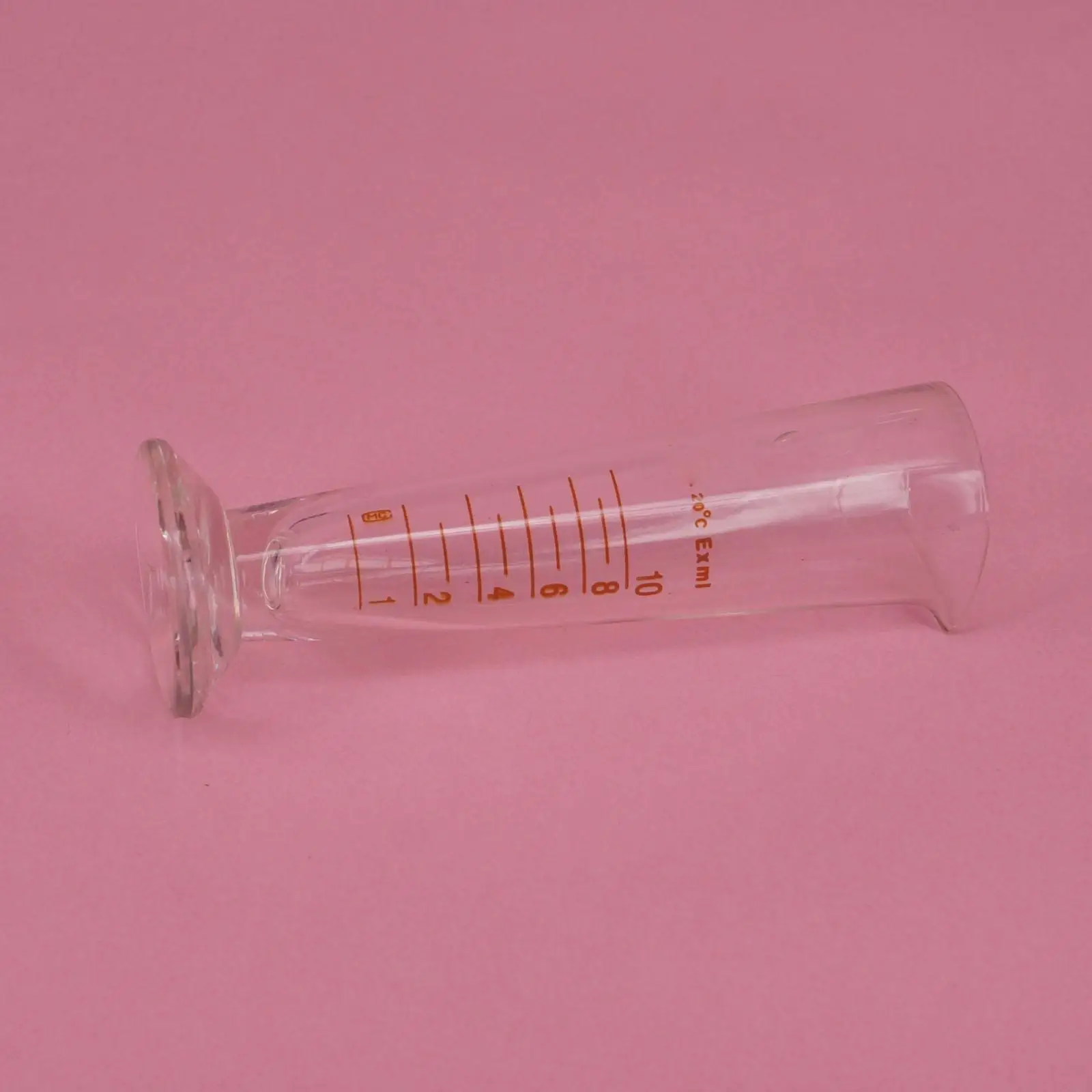 10ml Lab Glass Footed Apothecary Measuring Beaker Conical Graduated With Spout