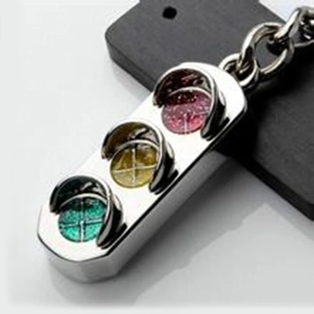 

Mini Traffic Light Car Key Ring Chain Purse Bag Keychain Accessory Fashion Gift Traffic Light Male Keychain Logo Key Chain