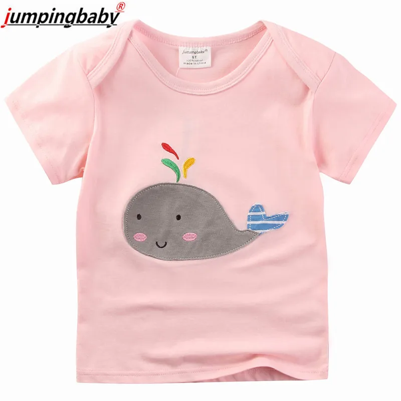 

Jumpingbaby 2019 Girls T shirt Kids Clothes T-shirt Summer Tops Vetement Enfant Fille Costumes Roupa Menina Cotton Tee shirt New