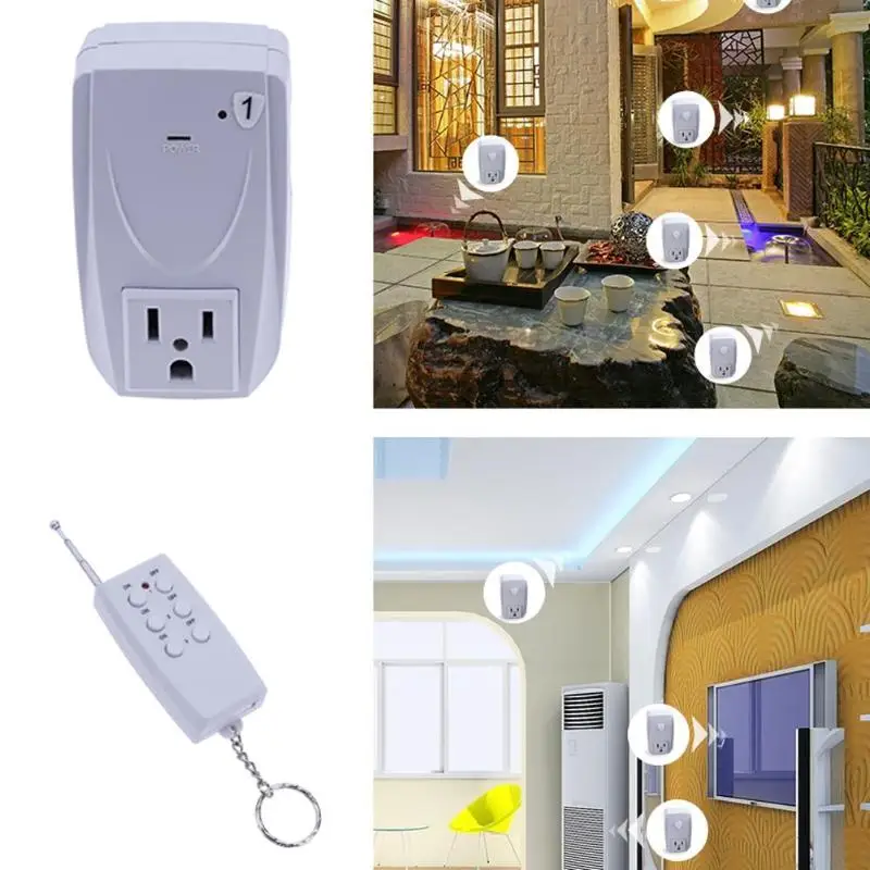 

Smart Remote Control Power Outlet Socket Switch Home Appliance(US Plug)