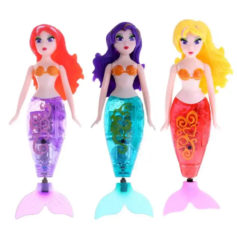 swimming mermaid bath toy