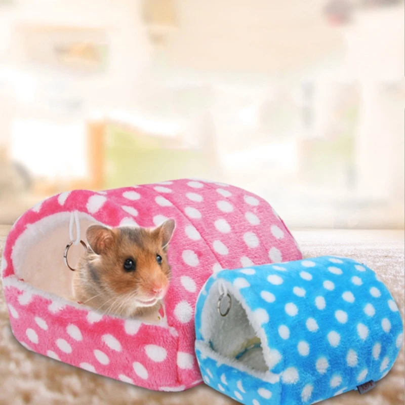 

Pet Nest Fleece Warm Bed House Cage Breathable For Hamster Squirrel Chinchilla 2019