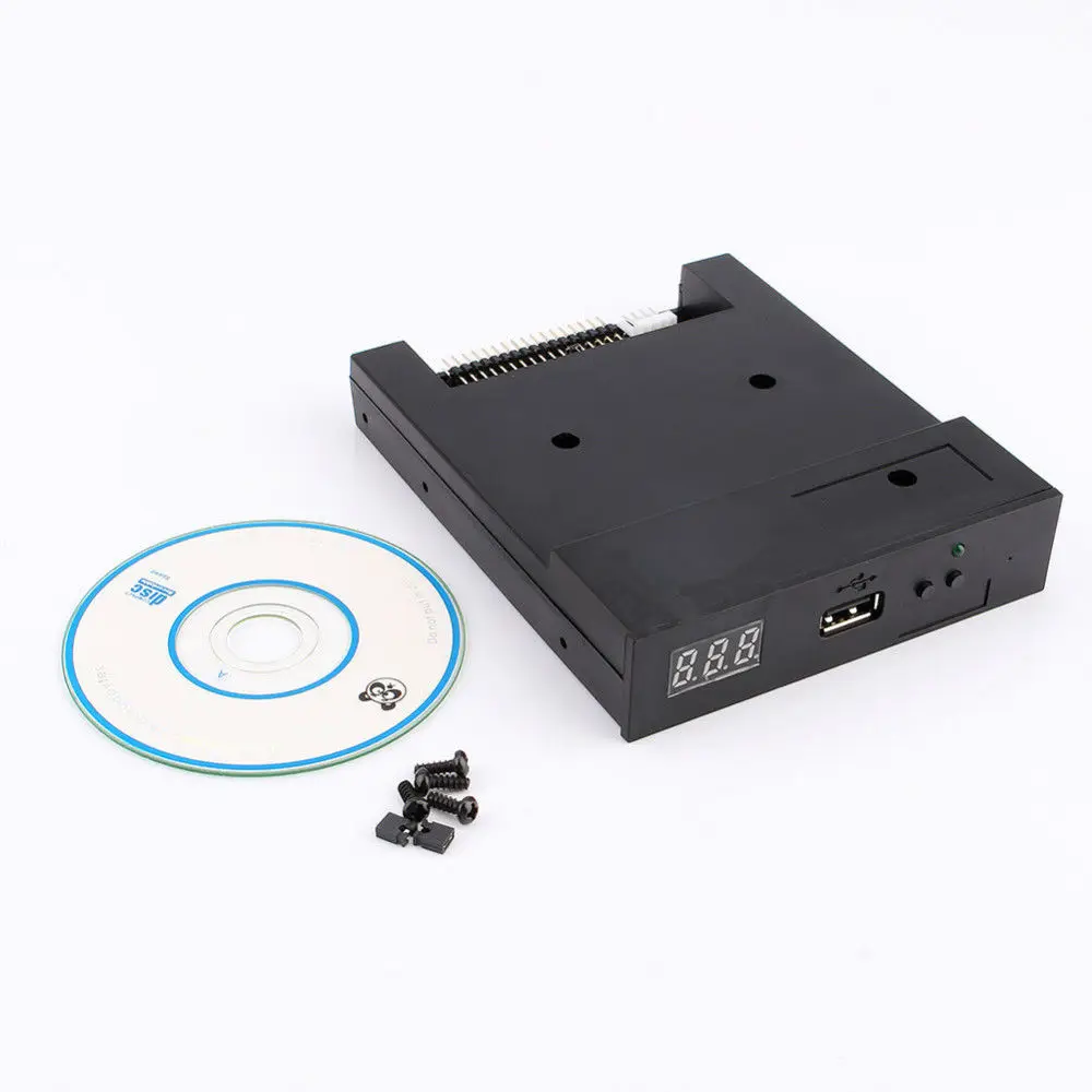 

Wholesale 5pcs/lot Black SFR1M44-U100K 3.5" 1000 Floppy Disk Drive to USB emulator Simulation For Musical Keyboad Free Shipping