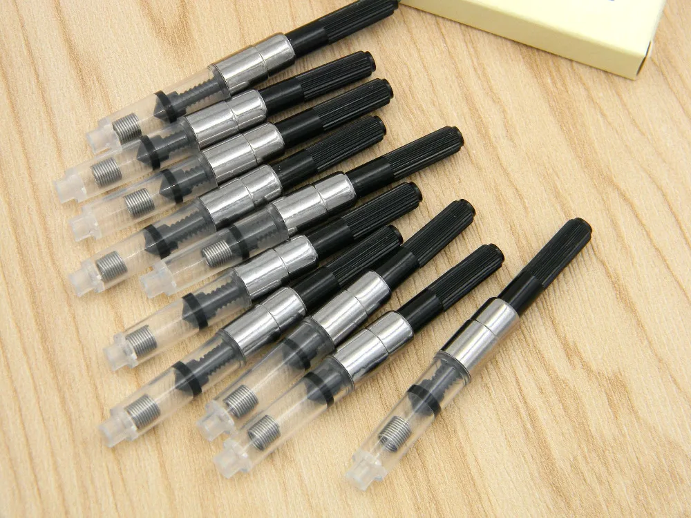 10 шт. чернильные картриджи насосы черного цвета|pen refills|ink converterpen refill ink |