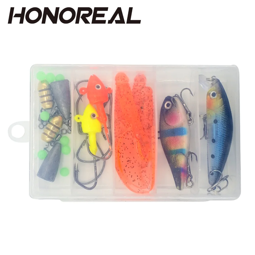 HONOREAL Teleboat комплект море Удочка Reel Combo Жесткий Мягкий наживка рыболовный крючок