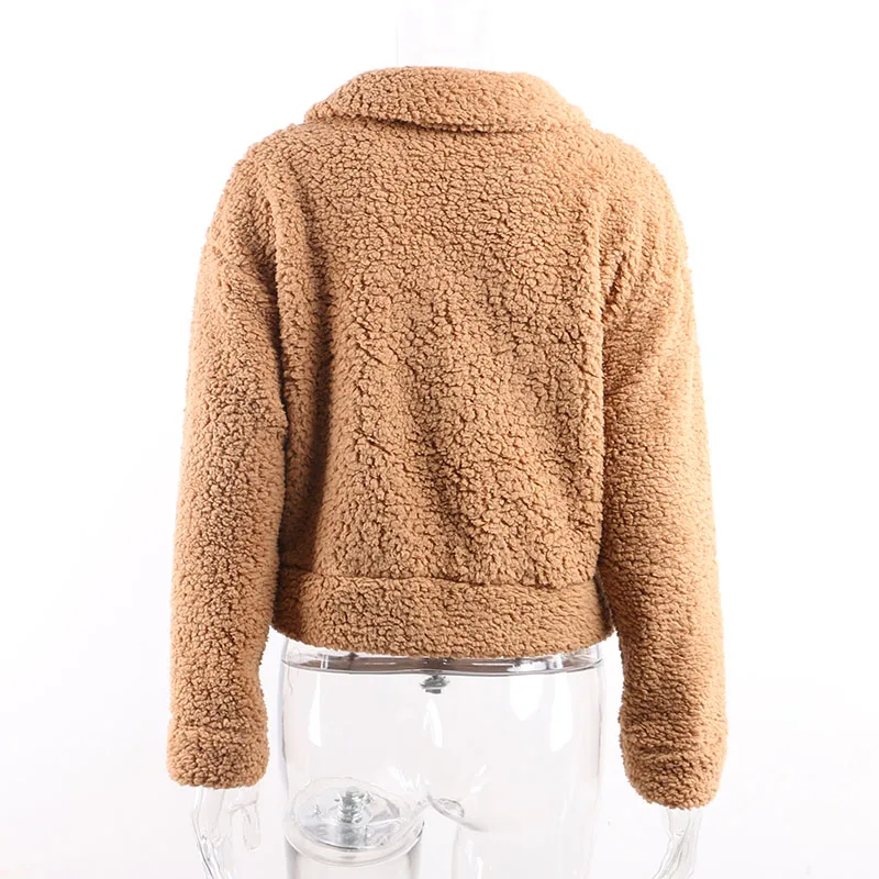 Teddy coat women19012