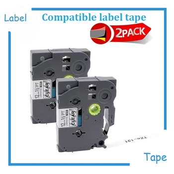 4PKテープブラザー積層テープTZe-831ツィー831 tze831 TZ-831ラベルテーププリンタリボン12ミリメートルの兄pをタッチプリンタ