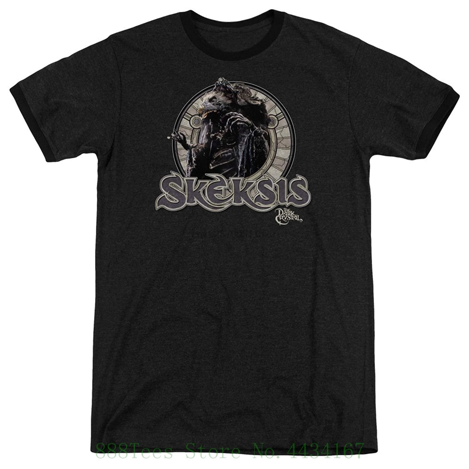 

Dark Crystal - Mens Skeksis Ringer T shirt T Shits Printing Short Sleeve Casual O-neck Cotton