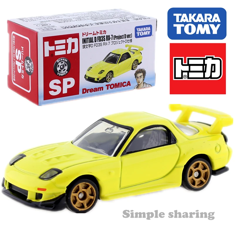Takara tomy Dream Tomica SP Initial D FD3S RX 7 Проект версия миниатюрный автомобиль литье под