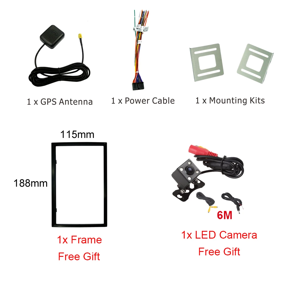 2Din Car Multimedia Player 2G+32G GPS Audio Video Android Car Radio Stereo MP3 MP5 WiFi Bluetooth autoradio 7\