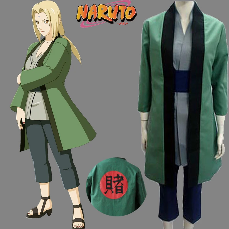 

Naruto Shippuuden Tsunade Cosplay Party Costume Tailored anime Diffuse Exhibition coser