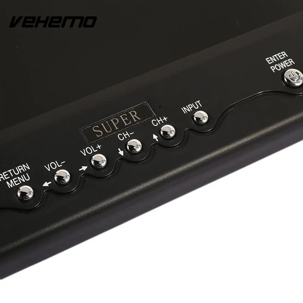 Vehemo 9-дюймовый автомобильный ТВ обратный Мониторы автомобиля Мониторы Портативный Экран ЖК-дисплей USB/SD карты Динамик 32 г автомобиля радио