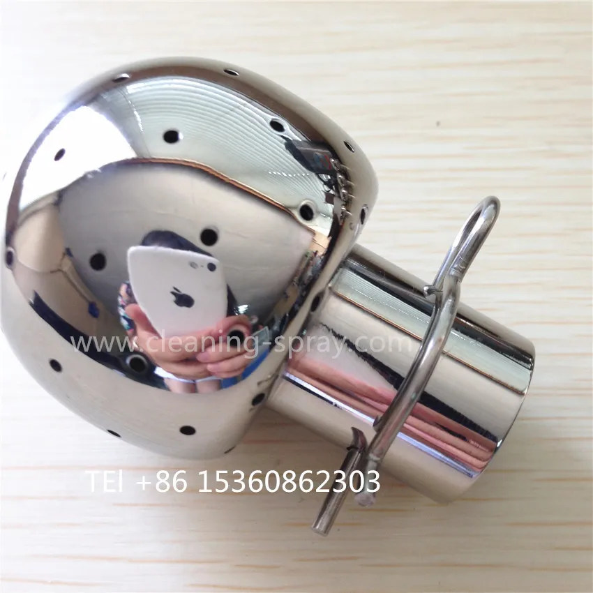 10 pcs per lot 3/4&quot tube clip slip-on 316L ss sanitary fixed spray ball | Инструменты