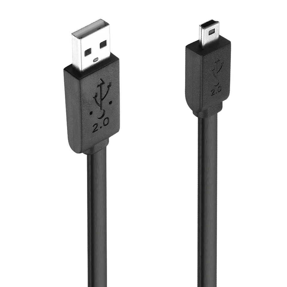 Lballist плоский USB Mini 5P кабель USB2.0 Тип A штекер мини 5P Мужской кабель для передачи данных для MP3 MP4 gps камеры