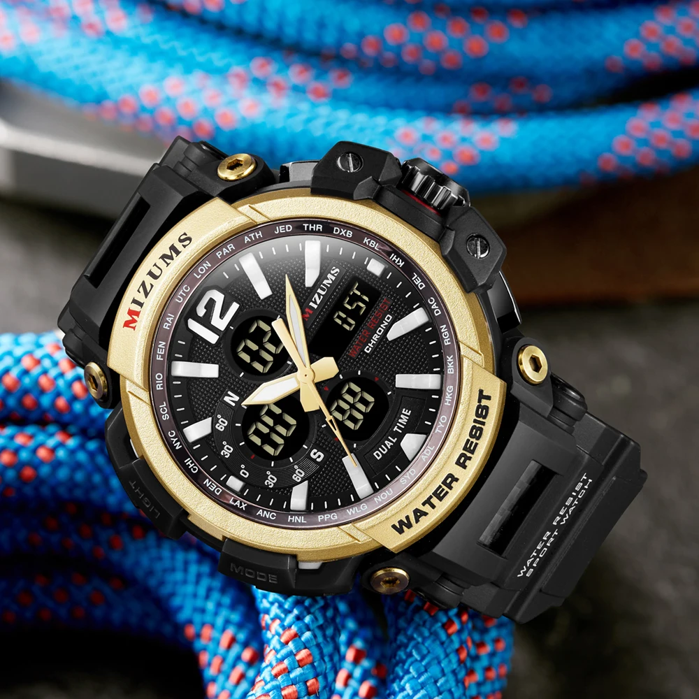 drop shipping luxury brand mizums dual time zones watch for men waterproof led digital sports mens watches quartz male clock 2019 (12)