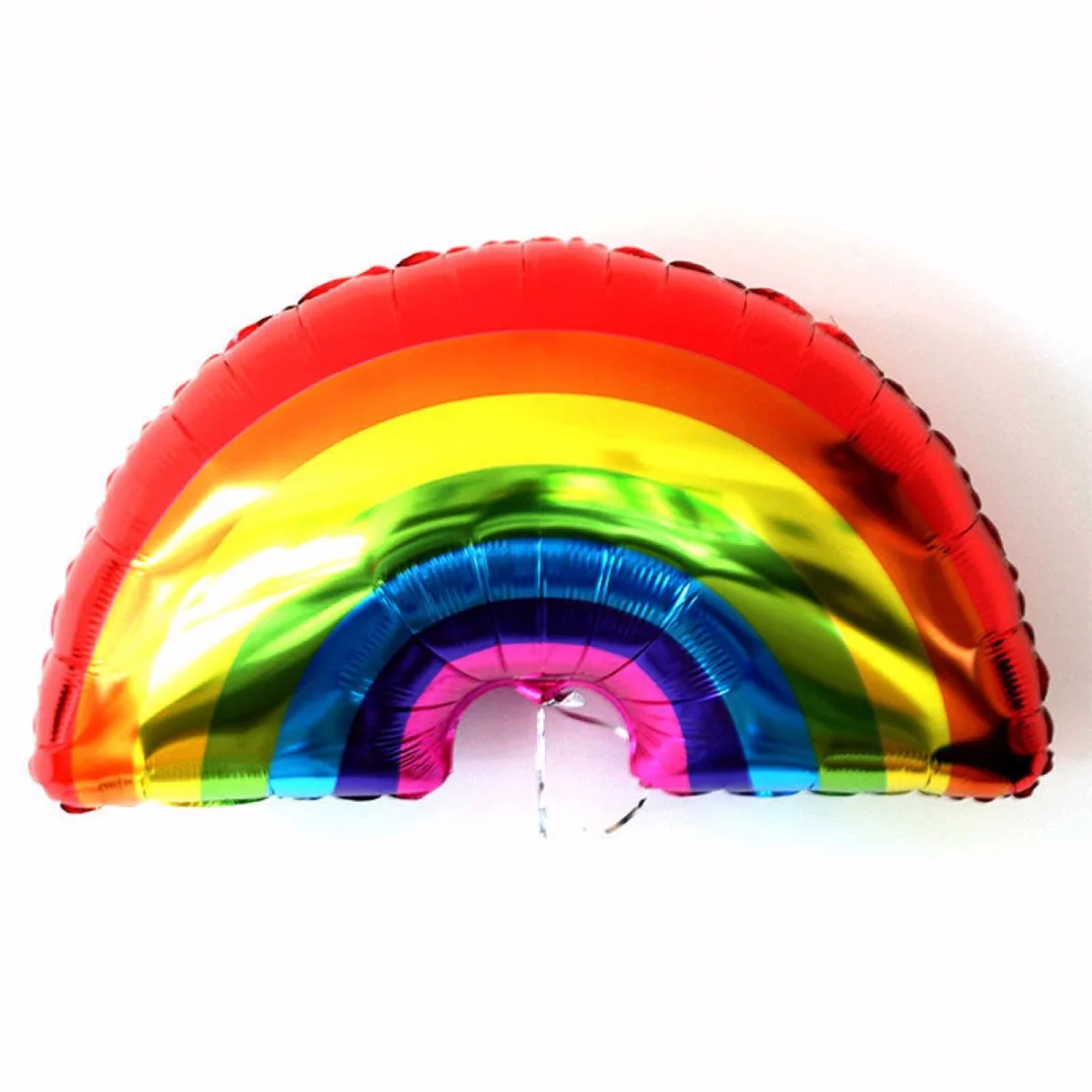 JX-LCLYL Cute Giant Rainbow Foil Balloon Baby Shower Kids Birthday Party Decor Ornament