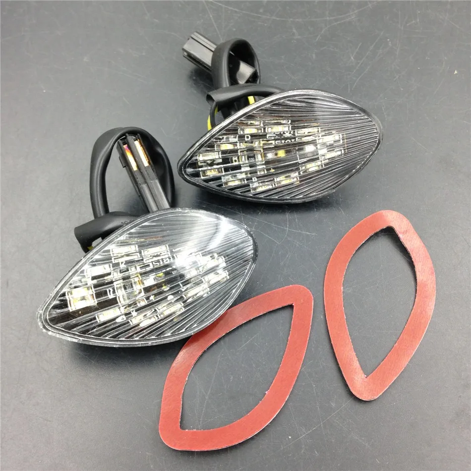

Aftermarket free shipping Motorcycle Parts Euro LED Flush Mount Turn Signal for 2004 2005 CBR 1000 RR CBR1000RR Clear