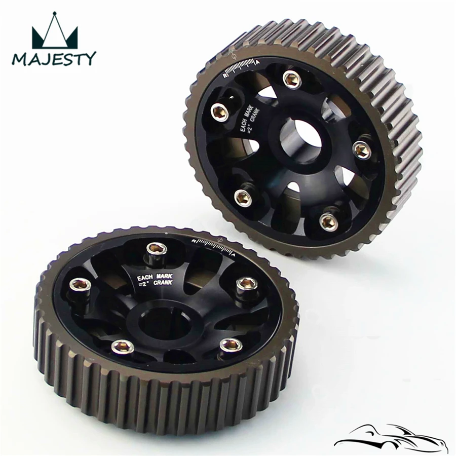 

2pcs Adjustable Billet Cam Gears For 93-01 H*onda Prelude H22 DOHC VTEC