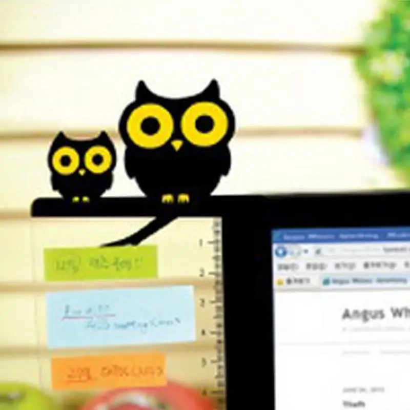 

Angel / Owl Computer Monitor Screen Board Holder: Memo paper Sticky