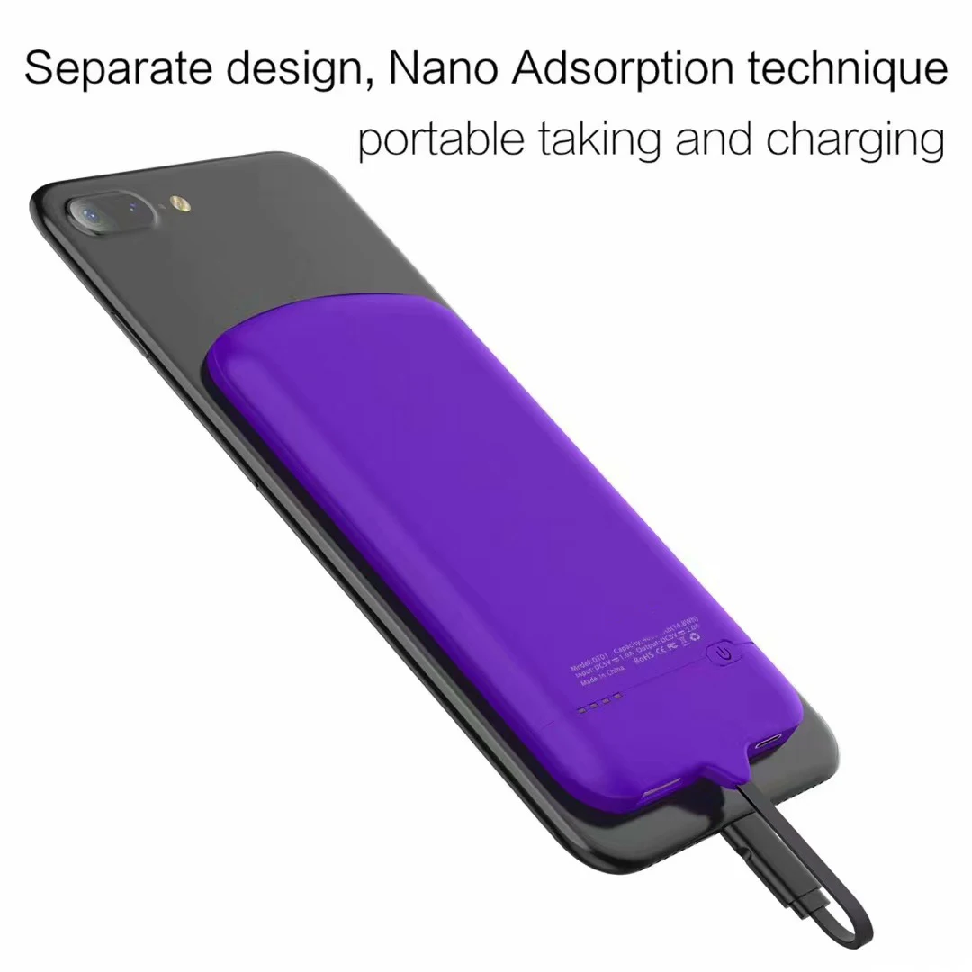 Тонкий чехол для зарядного устройства Motorola Moto G5 G5S G6 G7 Plus E5 P40 Z4 Play ONE Power Bank Pack
