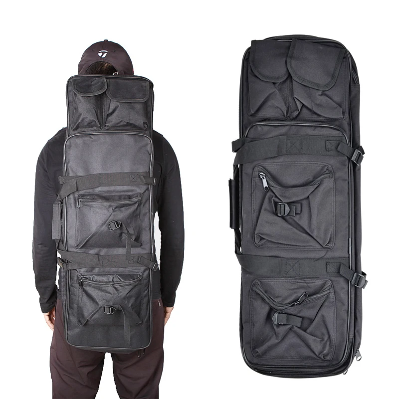 

81cm Nylon Tactical Gun Holster Large Capacity Gun Case Airsoft Paintball Hunting Rifle Gun Bag Shoulder Backpack