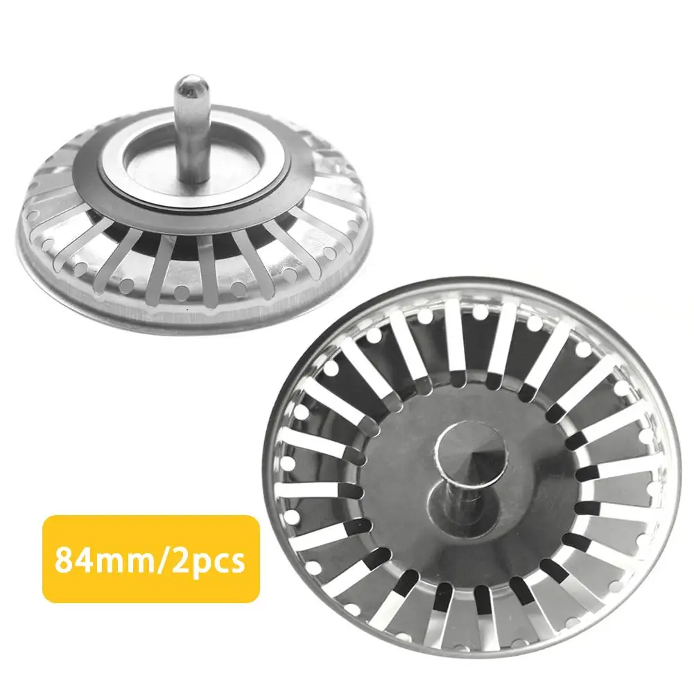 Sink Strainer Plug Kitchen Sink Waste Strainer Plug Stainless Steel Strainer Plug For Kitchen/Bathroom For UK Sinks (79 84mm) Sink Strainer Plug Kitchen Sink Waste Strainer Plug Stainless Steel Strainer Plug For Kitchen/Bathroom For UK Sinks (79 84mm)