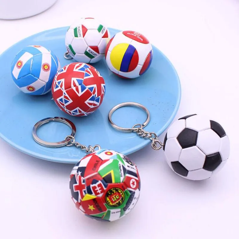 2018 Russia World Cup Souvenir Mini Football Keychain Pendant High ...