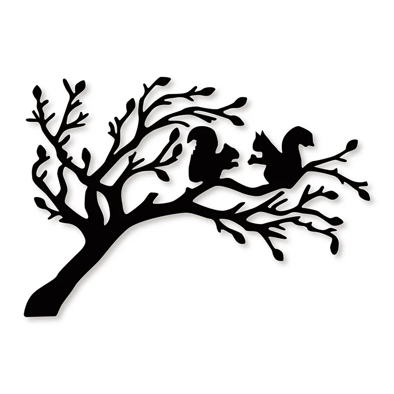 

HamyHo Knife Mold Tree & Bird Frame Crafts Metal Steel Cutting Dies Scrapbooking for DIY Paper Album Card Embossing Dies