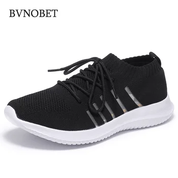 

BVNOBET Brand Sneakers Lace Up Men Casual Shoes Male Outdoor Walking Men Shoes Plus Size 46 Leisure Sock Shoes chausure homme
