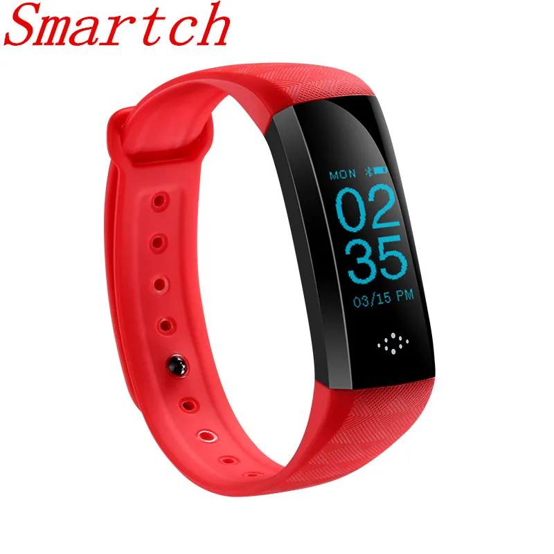 Smartch Smart Bracelet M2S Blood Pressure Fitness Tracker Heart Rate Sleep Monitor Pedometer Message Notification for