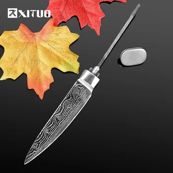 

XITUO New DIY Billet Hand Tool Knife Blank 3.5 in fruit paring knife 7CR17MOV Stainless Steel handmade Material Tool Parts chef