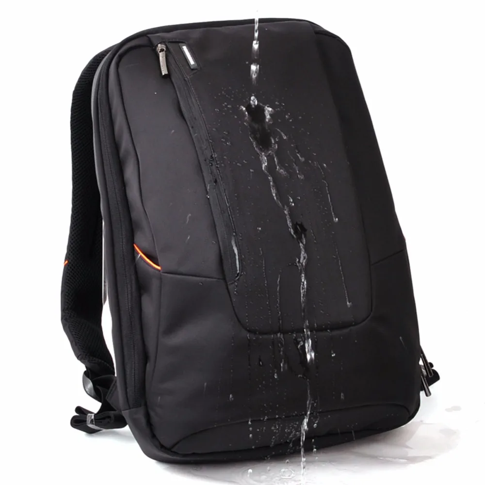 

Kingsons Black Laptop Backpack Man Daily Business Travel Bag School Bags 15.6 inch Bagpack