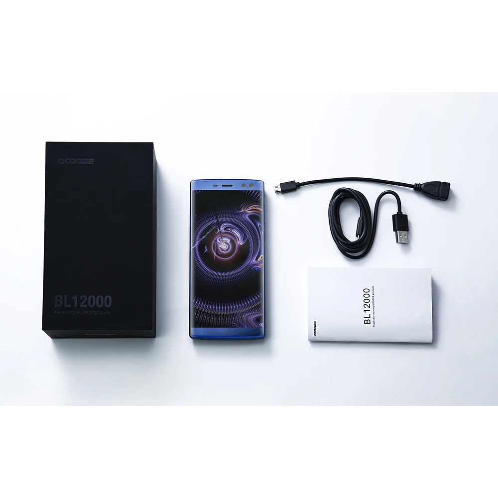 12000 мАч DOOGEE BL12000 смартфон MTK6750T Octa Core 4 ГБ + 32 6 0 ''FHD 18:9 Дисплей 16.0MP Камера