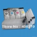 Empty bulk ink system with permanent chip for Mimaki JV3 SS1  SS2 Printer ( 4tanks+8 cartridges+ 8 permanent chip)